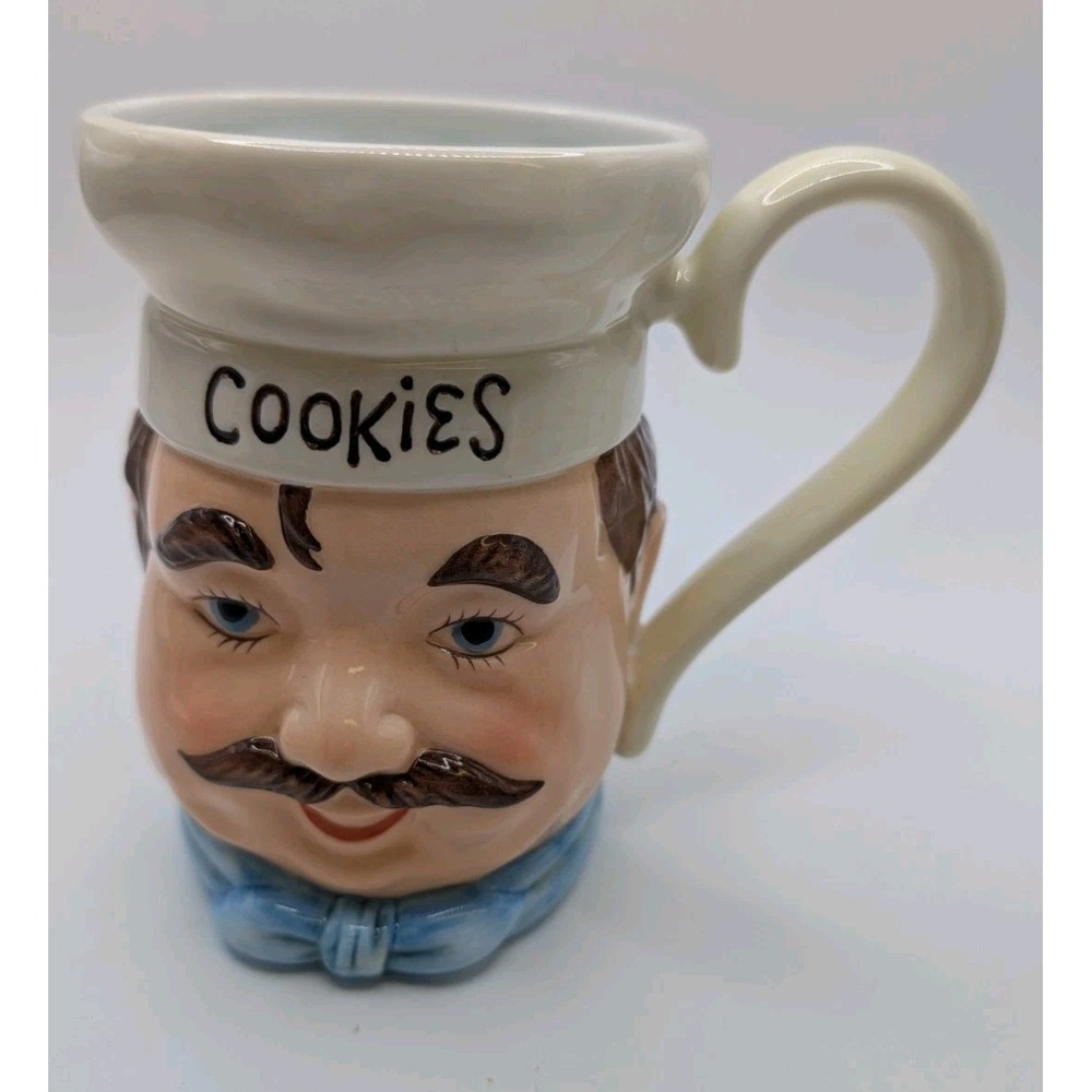 Dept 56 Chef Mug Cookies from‎ the Cookie Jar #33133 Hand painted Coffee Cocoa